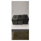 Three metal ammo boxes
