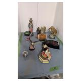 Vintage Whiskey Decanters Beer Stein Etc As Shown