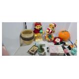 Christmas bears toys Cookie jar these etc