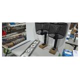 Pair of Deco table lamps with home sign