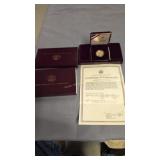 1988 United States mint proof Olympic coin $5