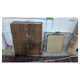 Four Vintage Metal Folding Tables
