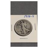 1918-s Walking Liberty Half Dollar