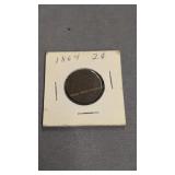 1864 2 Cent Piece