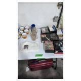 Coffee Mugs Dvds Cds Suitcase