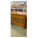 Antique Four Drawer Pine Dresser