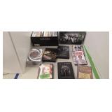 Lot of DVDs etc as shown