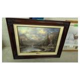 Thomas Kinkade Oil Painting Mountain Majesty