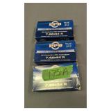 Three boxes of 7.62 by 54R ammo