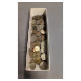 Lots of US coins wheat pennies Buffalo nickels