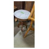 Modern Marble Top Stand 14-in Diameter