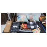 New work boots size 8.5 pillows and linens