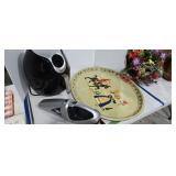 Air fryer large metal tray Black & Decker vacuum