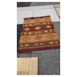 Native American Style Rug 48 X70