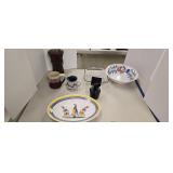 Platters glassware as shown