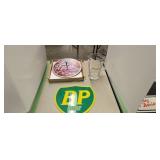 Bp Sign Wall Clock Snap-on Water Pitcher