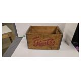 Vintage Pepsi cola wooden crate