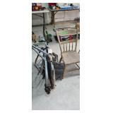 Hunters Climbing Stand And Wooden Chair