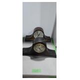 Pair of vintage Mantle clocks