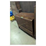 Antique Primitive Pine Sugar Chest With Drawer