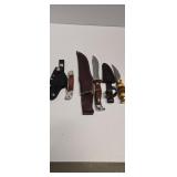 Lot Of Hunting Knives