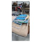 Lot Folding Beach Chairs