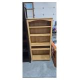 Modern Pine Bookcase 28 In Wide 58 In Tall
