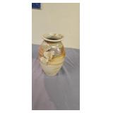 Santa Cruz Pottery Vase 10 In Tall