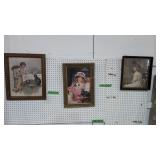 Three Vintage Prints As Shown
