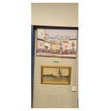 Pair Of Framed Prints Oil Painting Is Artist