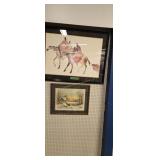 Pair Of Prince Large Indian Print Measures 44 X31
