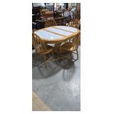 Modern Tile Top Kitchen Table With Four Chairs