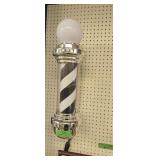 Modern Barbers Pole Light 25 In
