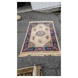 Oriental Wool Rug 48 By 74