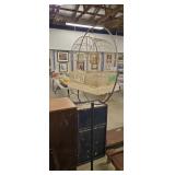 Vintage Bird Cage With Stand