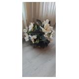 Artificial Flower Arrangement With Basket And