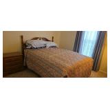 Modern Oak 5 Piece Queen Size Bedroom Suit By