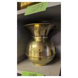 Union Pacific Railroad Brass Spittoon 10 In Tall