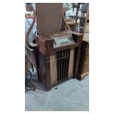 Vintage Upright Floor Model Radio