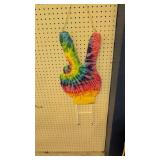 Metal Peace Yard Sign 32 In Overall