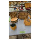 Lot Of Longaberger Baskets As Shown