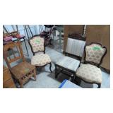 Four Side Chairs Victorian Etc