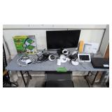 Security camera system heavy plastic carry case