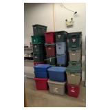 27 Plastic Storage Tubs With Lids