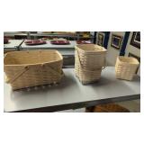 Three Longaberger Baskets As Shown