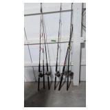 Fishing rods and reels