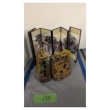 Pair Of Soap Stone Bookends 5.5 In Tall