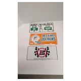 1986 Boston Celtics World Champs License Tag