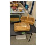 Three Longaberger Baskets