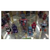 Six Toy Robots As Shown 3.75 In To 8.75 In Tall